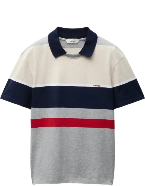 Striped Cotton-jersey T-shirt