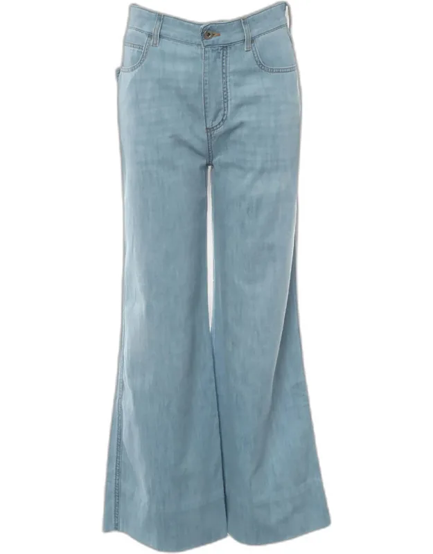 Wide Leg Denim Jeans