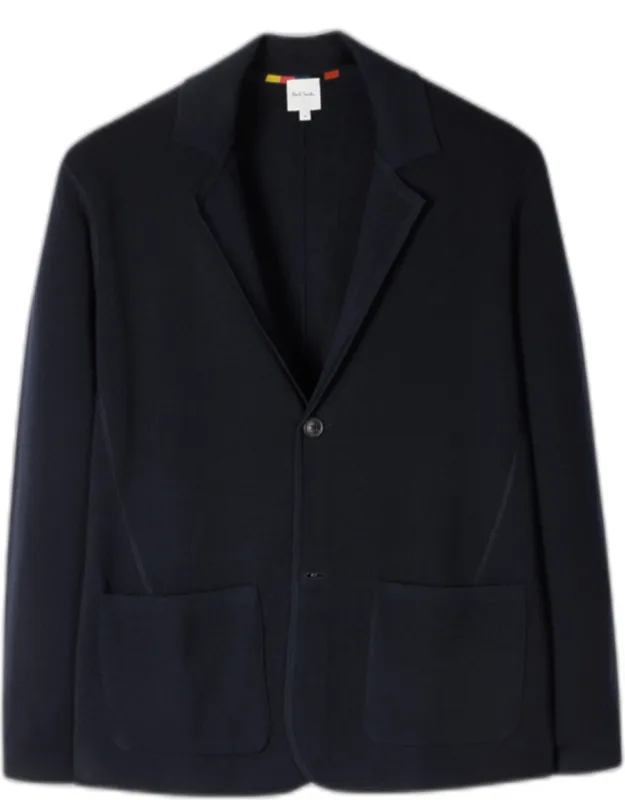 Merino Wool Cardigan Blazer