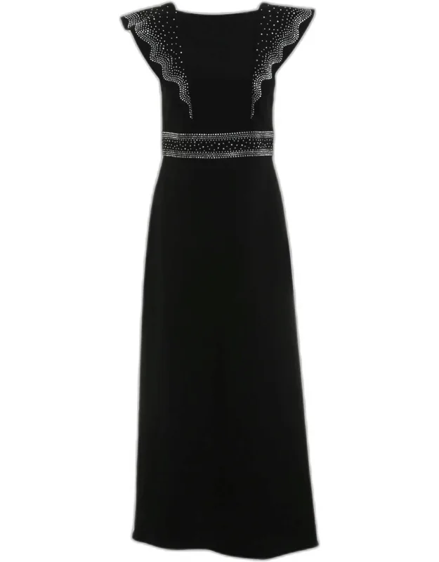 Sleeveless Embellished Dress