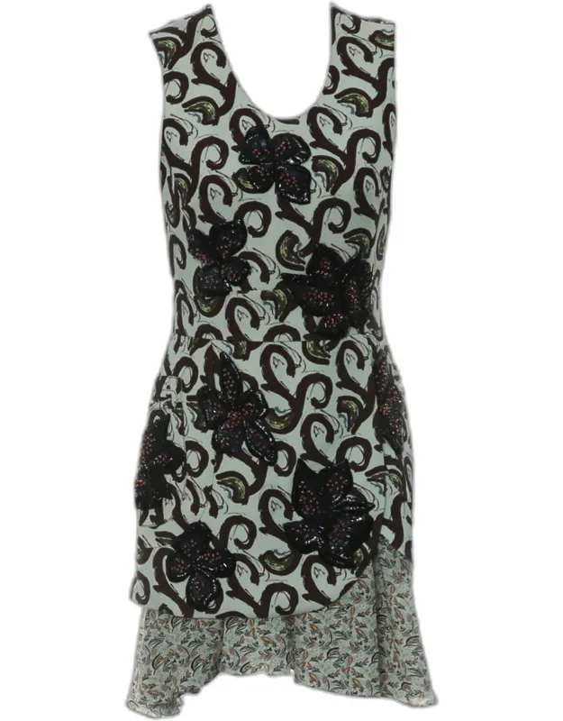 Sleeveless Embellished Dress
