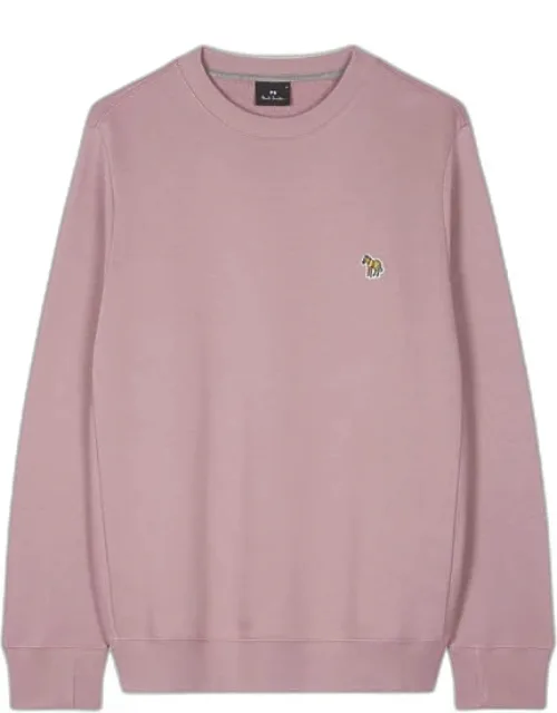 Zebra Logo Organic Cotton Sweatshirt