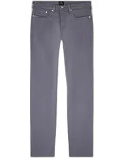 Tapered-fit Garment-dyed Organic Cotton-stretch Jeans