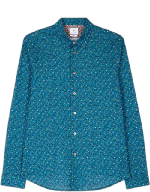 Slim-fit 'oxalis Floral' Shirt