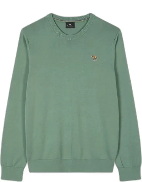 Organic Cotton Zebra Logo Sweater