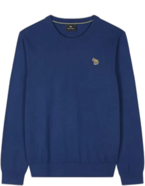 Organic Cotton Zebra Logo Sweater