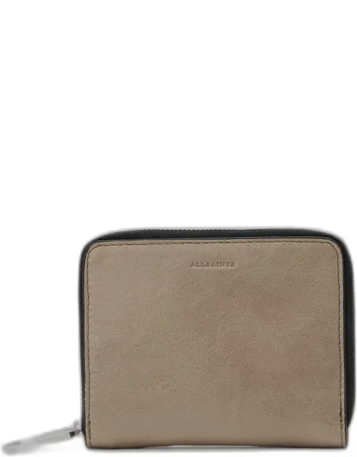 Lena Hex Leather Zip Wallet