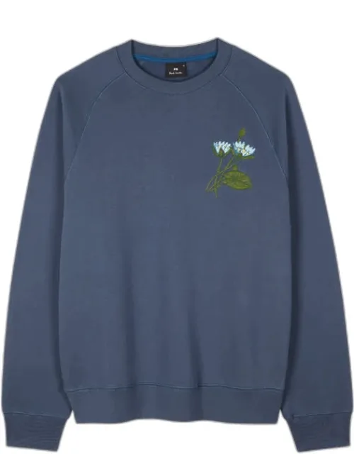 Floral Embroidery Sweatshirt