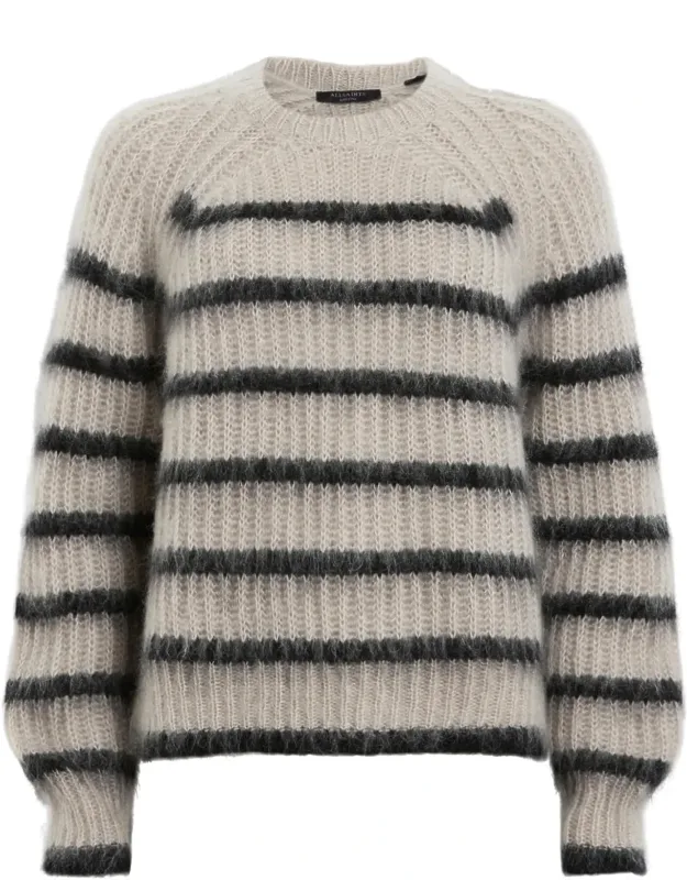Riga Striped Wool Blend Sweater