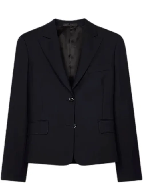 Cropped Wool Blazer