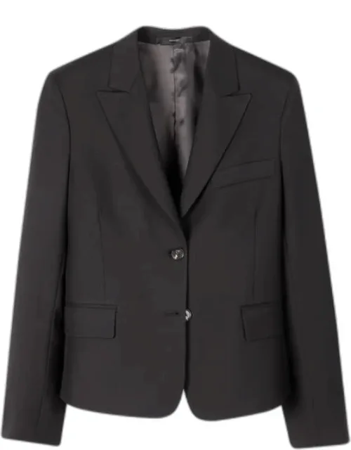 Cropped Wool Blazer