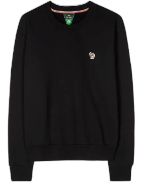 Zebra Logo Cotton Sweatshirt