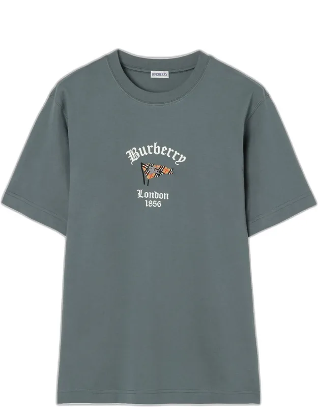 Ryan Checked Flag Cotton T-shirt