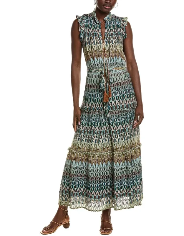 Knit Lurex Maxi Dress