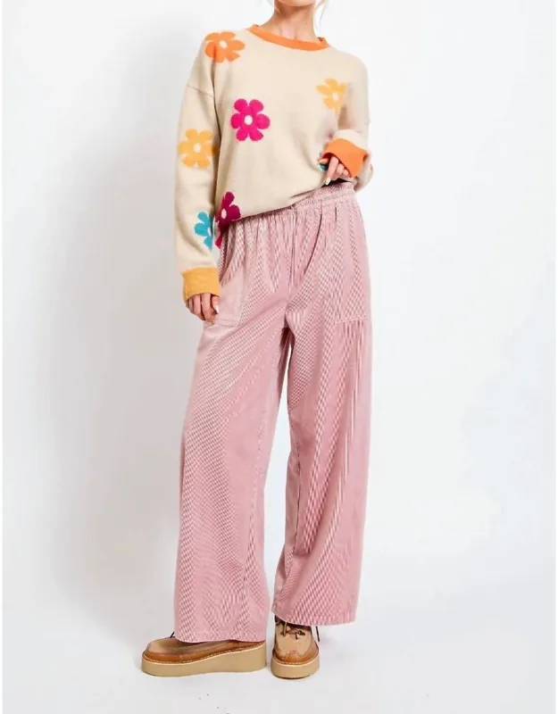 Wide Leg Corduroy Pants