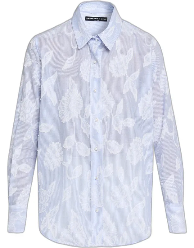 Floral Stripe Shirt