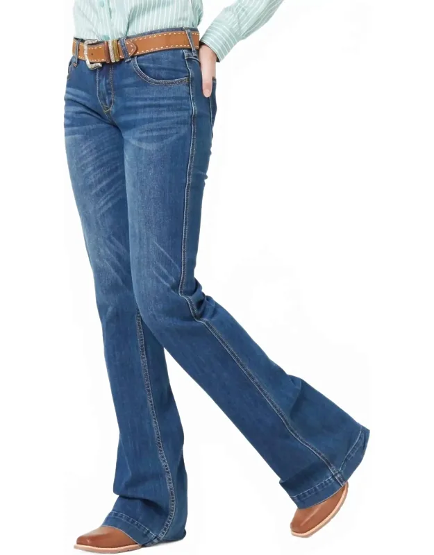 Mid Rise Trouser Jeans