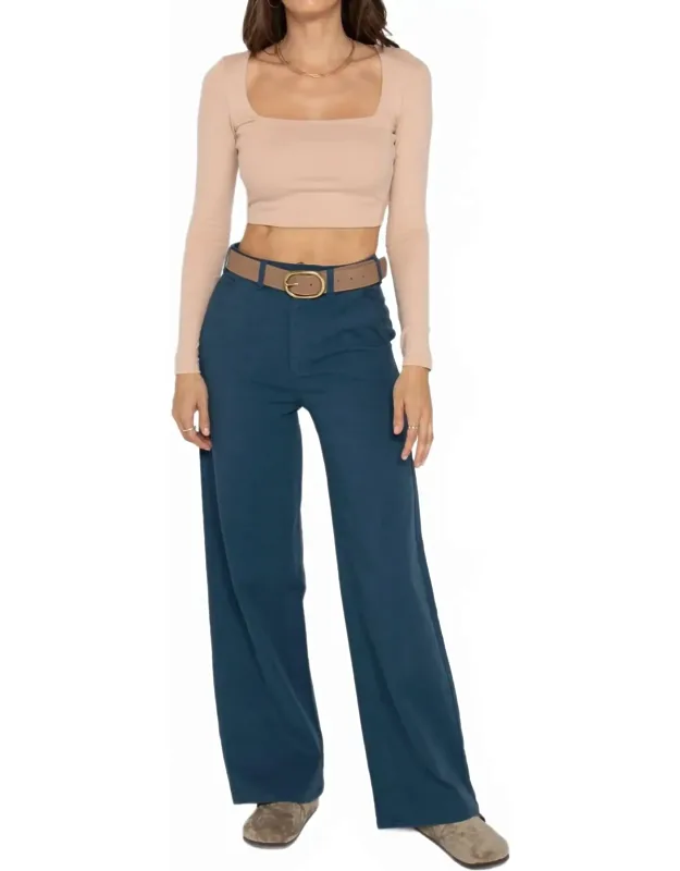 Flora Stretch High Rise Trousers