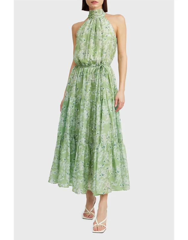 Laguna Maxi Halter Dress