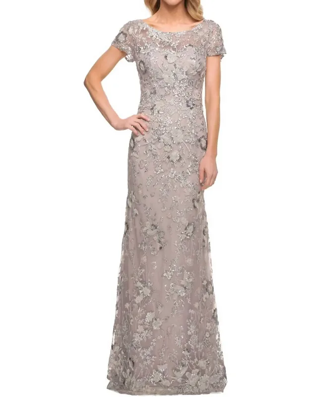 Lace Evening Dress