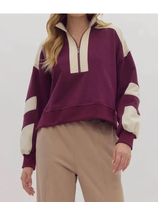 Half Zip Sweater