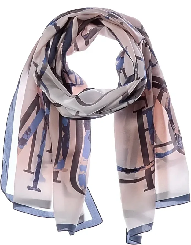Logo Silk Scarf - 100% Silk, Made In Italy