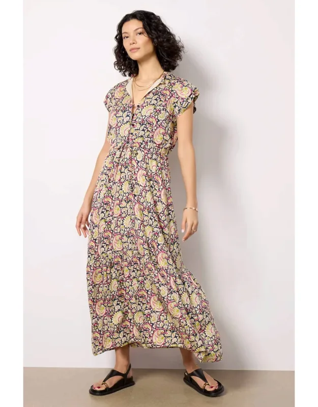 Frances Frill Maxi Dress
