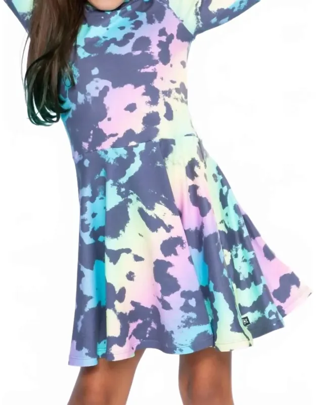 Tie Dye Simply Soft Long Sleeve Skater Dress