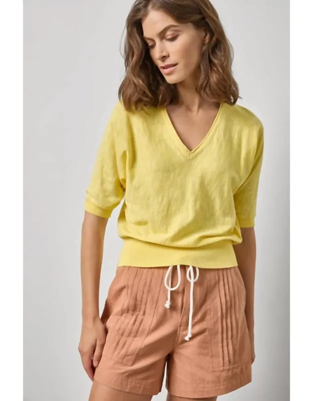 Dolman V-neck Sweater