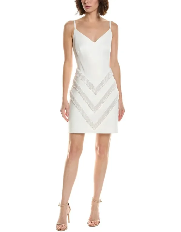 Beaded Fringe Mini Dress