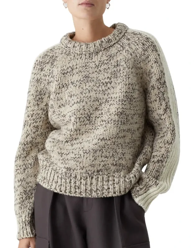 Chunky Crew Neck Sweater
