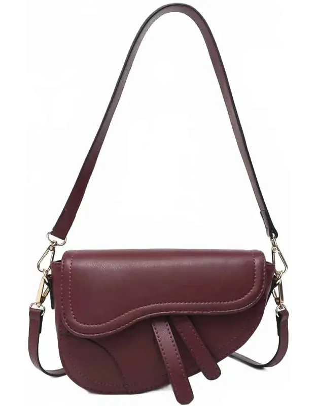 Marisol Asymmetrical Saddle Bag