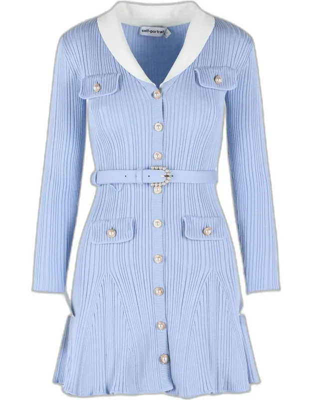 Ribbed Mini Dress