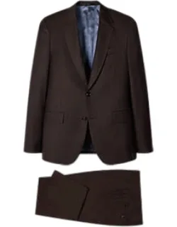 Tailored-fit Sharkskin Wool Suit