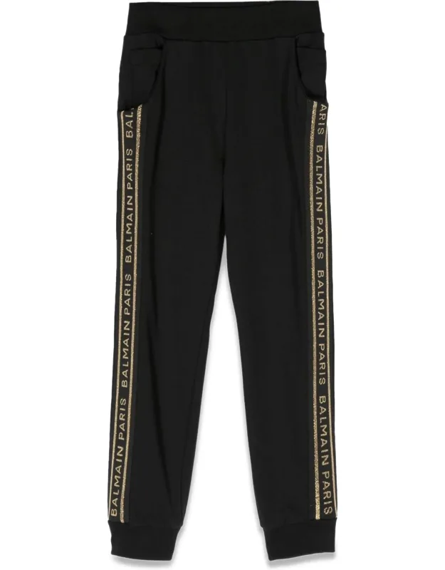 Joggers With Side Logo Band