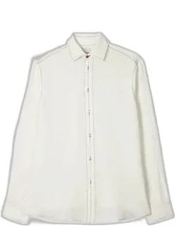 Regular-fit Linen Contrast-stitch Shirt