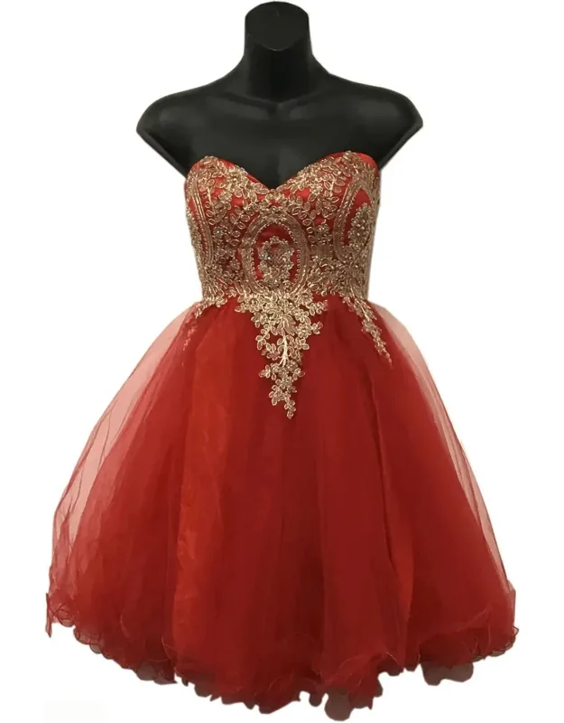 Strapless Homecoming Party Dress