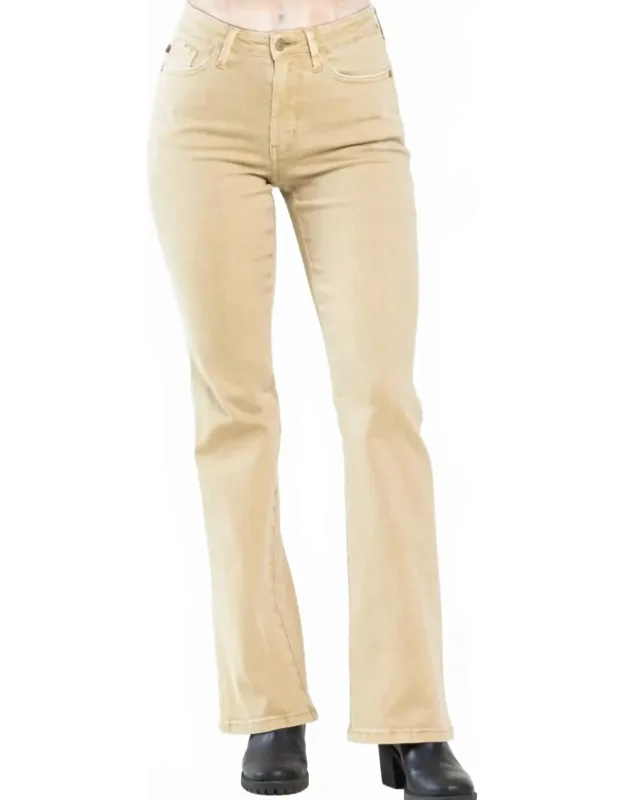 Dollar Dream Mid Rise Slim Boot Cut Jeans