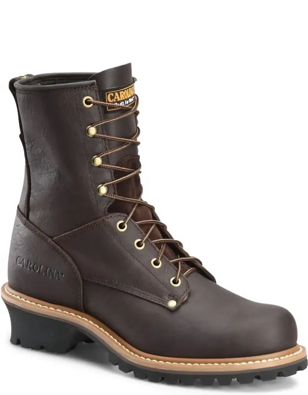 Elm 8" Unlined Logger Boots