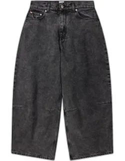 Denim Barrel-leg Jeans