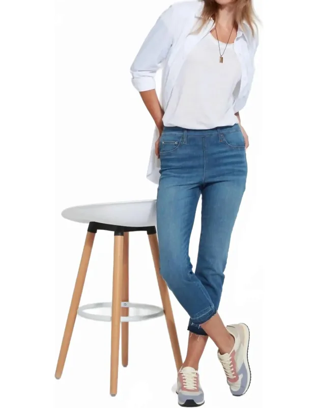 Holding Power Premium Denim Straight Leg Jeans