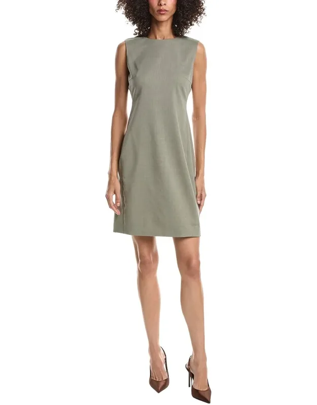 Fitted Wool-blend Mini Dress