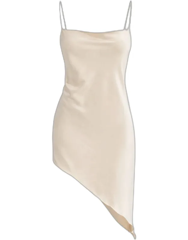 Asymmetric Slip Dress