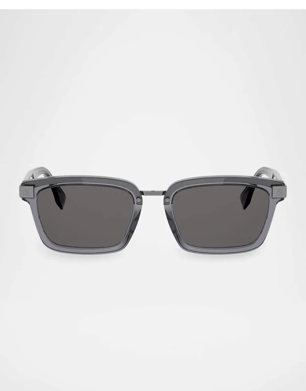 Sky Rectangular Acetate Sunglasses