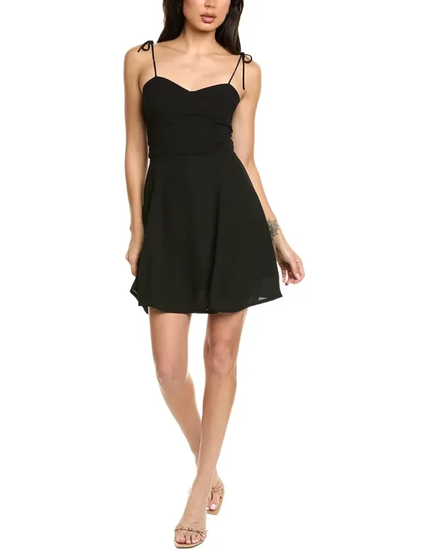 Solid Mini Dress
