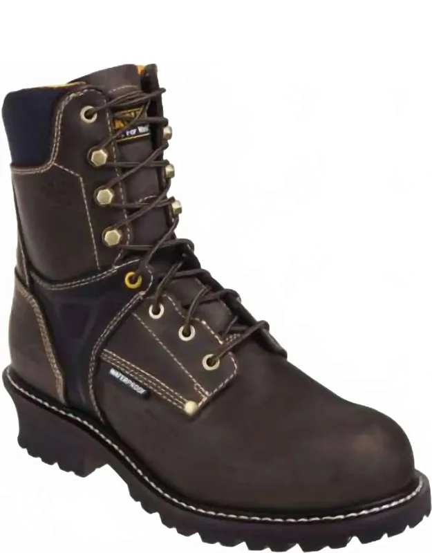 8" Composite Toe Waterproof Logger Boots
