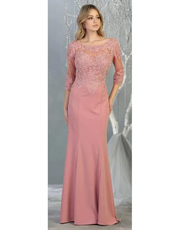 Classy 3/4 Long Sleeve Dress