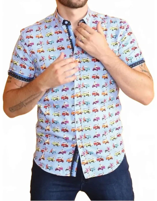 Pin-up Cruiser Shirt With Trim