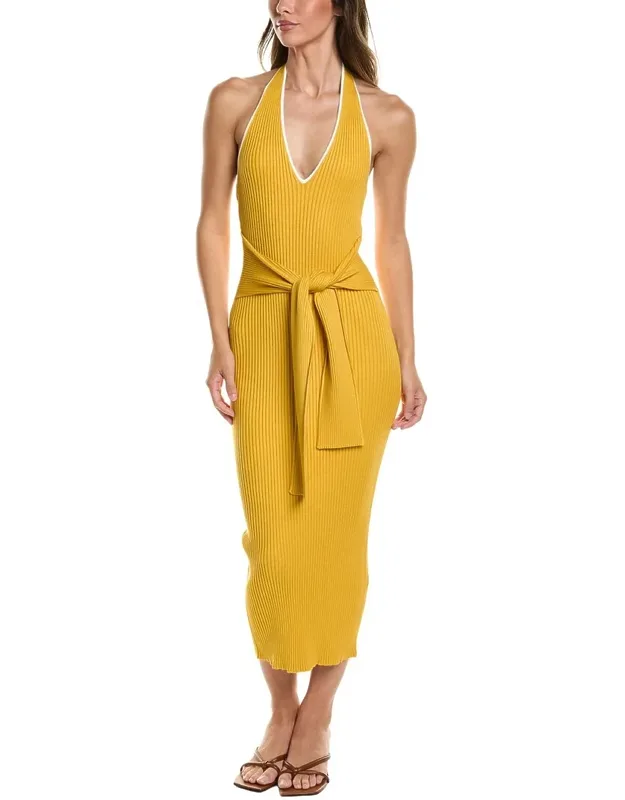 Allegra Halter Midi Dress