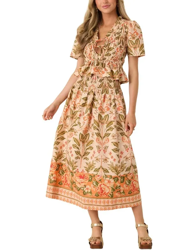 2pc Blouse & Skirt Set